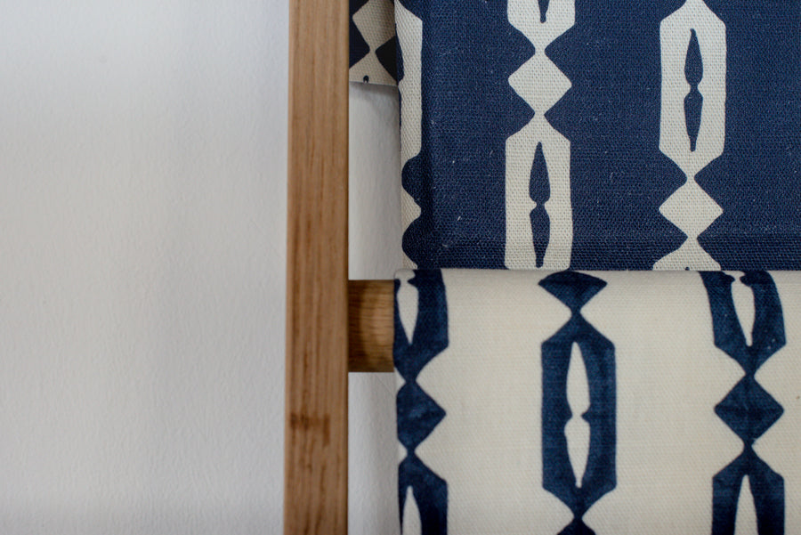 minikari stripe in indigo by haveli design